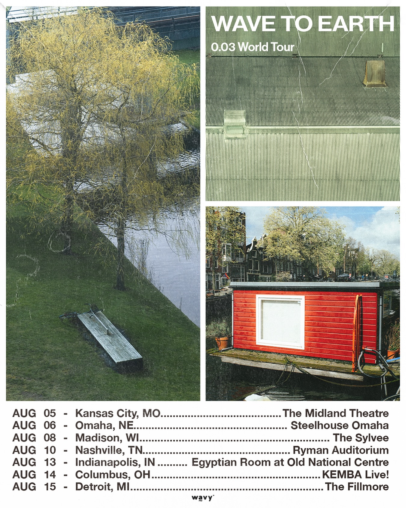 wave to earth 0.03 World Tour Poster 2025